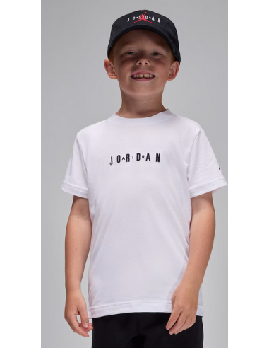 Jordan Wordmark Child T-Shirt - White