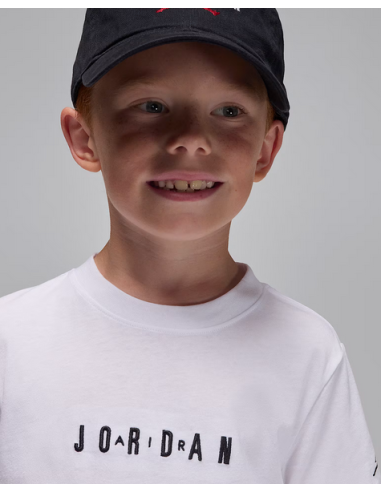 Jordan Wordmark Child T-Shirt - White