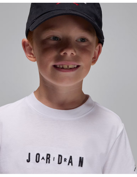 Jordan Wordmark Kinder-T-Shirt - Weiß