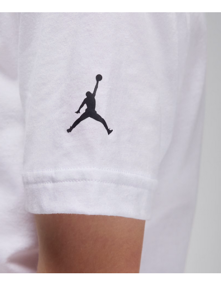 T-Shirt Bambino Jordan Wordmark - Bianco