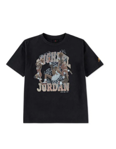 T-shirt Ragazzo Jordan Flight Essentials- Nero