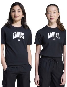 T-shirt Ragazza Adidas Collegiate Graphic Tee - Nero