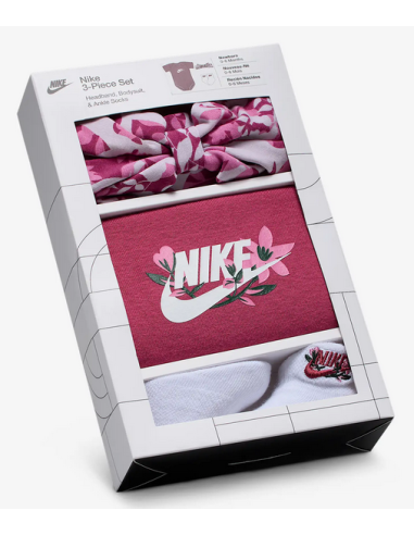 Ensemble 3 pièces Nike pour fille - Fuchsia