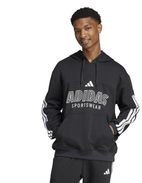 Felpa Uomo Adidas Tiro - Nero