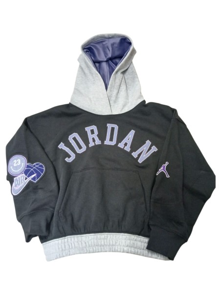 Felpa Ragazza Jordan Blue Jeans & Blind - Nero