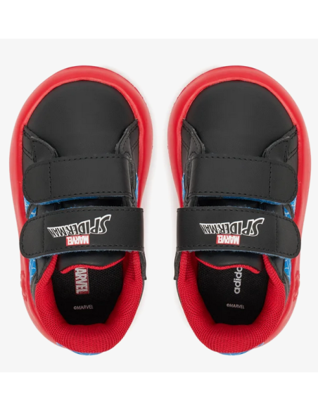 Adidas Grand Court Spider-Man CF Kinderschuhe - Schwarz/Rot