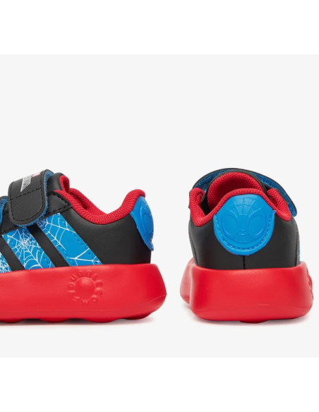 Adidas Grand Court Spider-Man CF Kinderschuhe - Schwarz/Rot