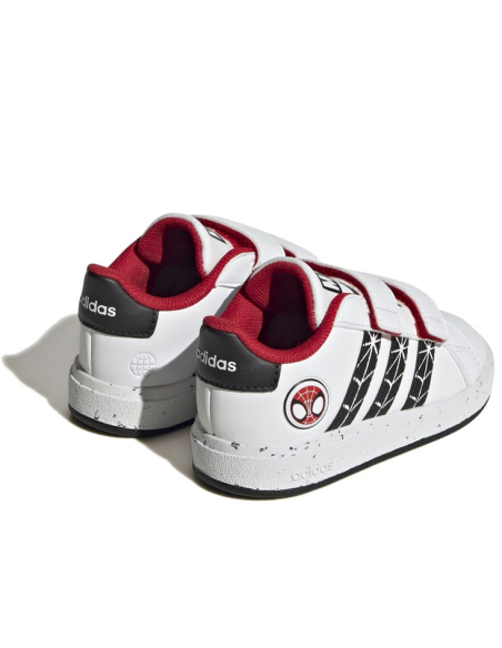 Adidas Grand Court Spider-Man CF Kinderschuhe - Weiß
