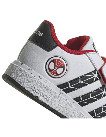Adidas Grand Court Spider-Man CF Kids Shoes - White