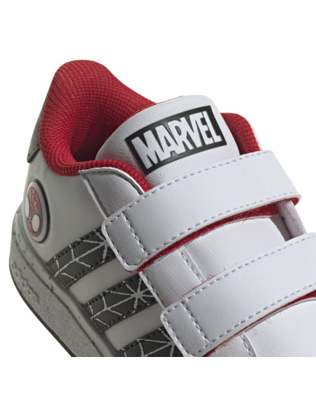 Adidas Grand Court Spider-Man CF Kinderschuhe - Weiß