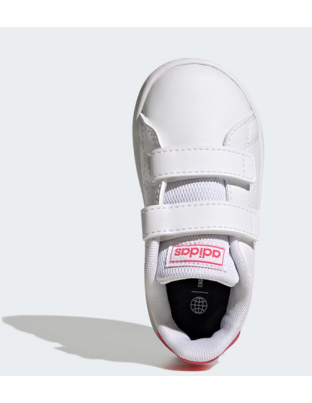 Scarpe Bambina Adidas Advantage CF I - Bianco