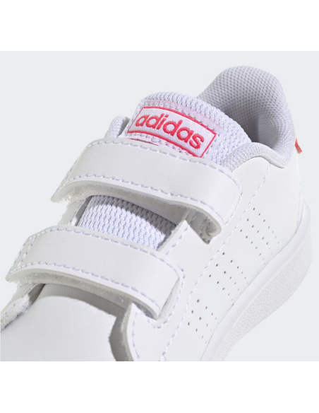 Scarpe Bambina Adidas Advantage CF I - Bianco