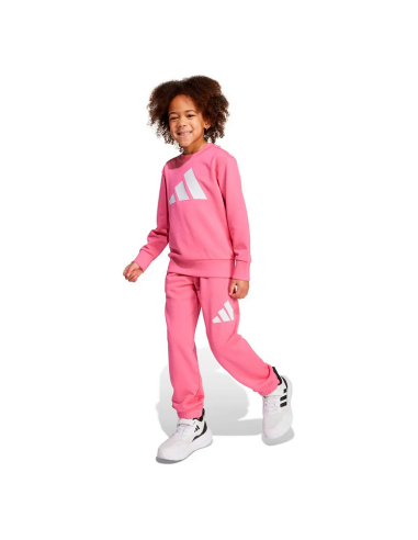 Adidas Essentials Girls Tracksuit - Pink