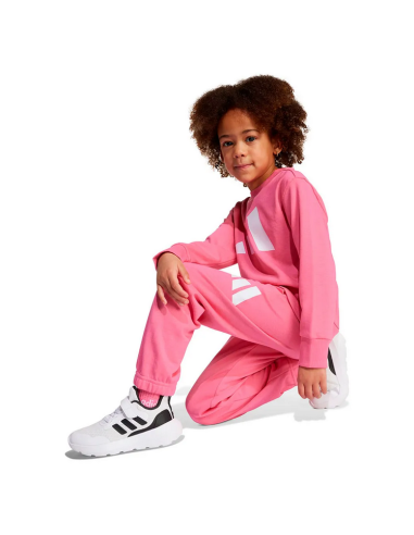 Adidas Essentials Girls Tracksuit - Pink