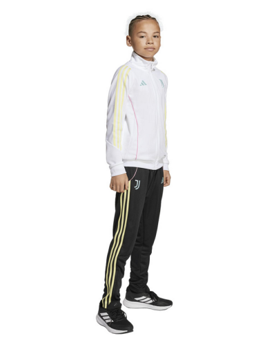 Adidas Tiro Juventus Boys' Tracksuit - White/Black