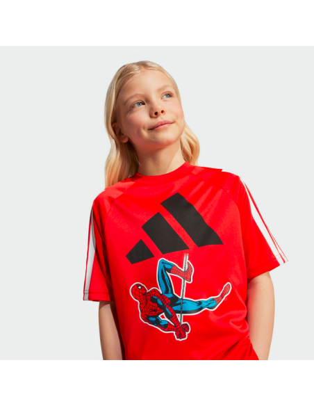 Unisex Adidas Marvel Spider-Man T-shirt - Red