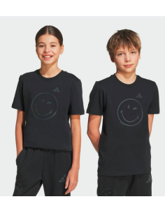 T-shirt Unisex Adidas Smileyworld Graphics Tee - Nero