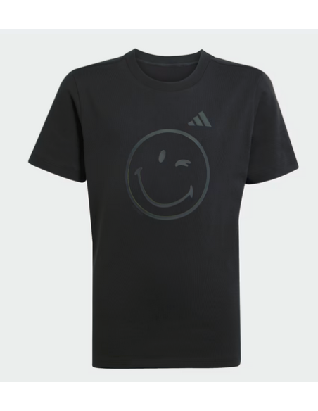 Unisex Adidas Smileyworld Graphics Tee - Black