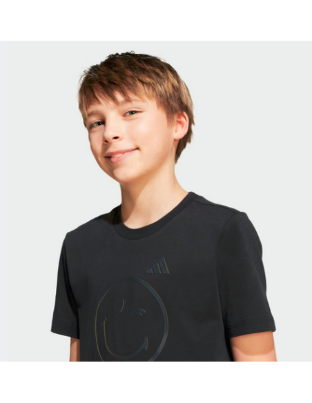 Camiseta unisex Adidas Smileyworld Graphics Tee - Negra