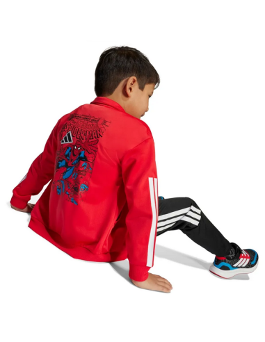 Tuta Bambino Adidas Marvel Spider-Man - Rosso/Nero