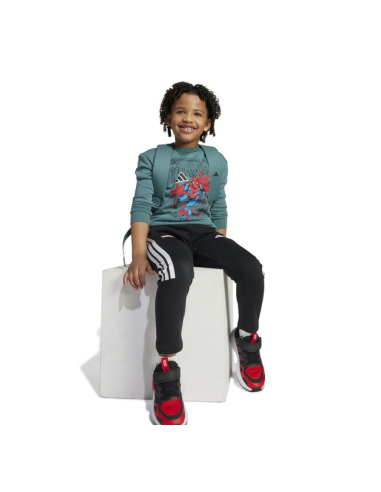 Tuta Bambino Adidas Marvel Spider-Man - Verde/Nero