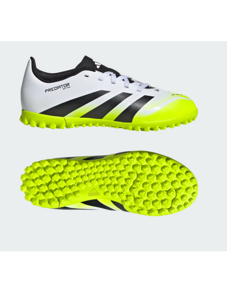 Adidas Predator Club Kids' Soccer Shoes - White