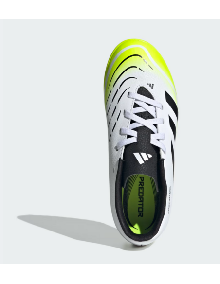 Scarpe Calcetto Bambino Adidas Predator Club- Bianco