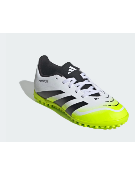 Chaussures de football Adidas Predator Club pour enfant - Blanc