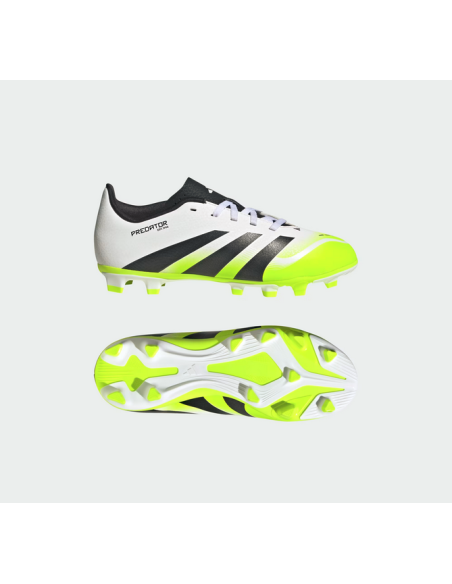 Adidas Predator Club FG/MG Kids' Soccer Cleats - White