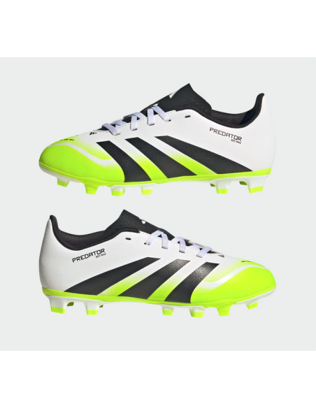 Botas de fútbol Adidas Predator Club FG/MG para niños - Blanco