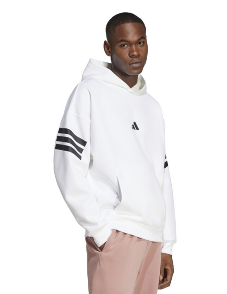Adidas Herren Hoodie Future Icons 3-Streifen - Weiß