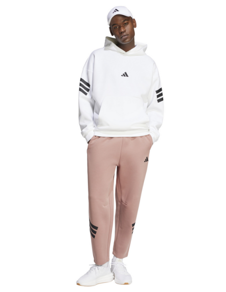 Adidas Men's Hoodie Future Icons 3-Stripes - White