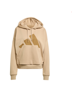 Felpa Donna Adidas Essentials Big Logo French Terry - Beige 2