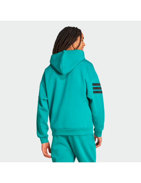 Adidas Men's Hoodie Future Icons 3-Stripes - Green