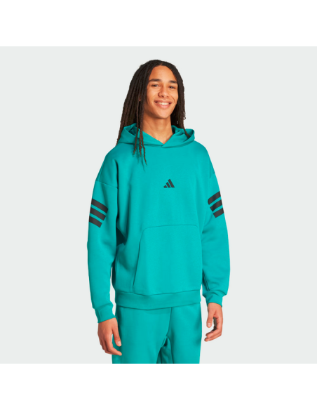Adidas Men's Hoodie Future Icons 3-Stripes - Green