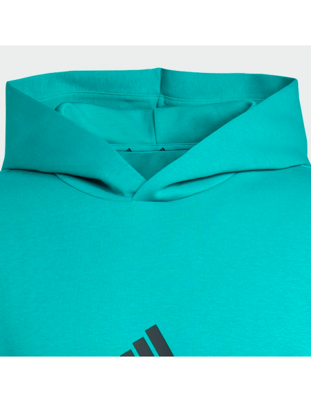 Sweat à capuche Adidas Future Icons 3 bandes pour homme - Vert
