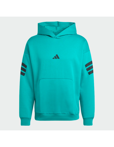 Sweat à capuche Adidas Future Icons 3 bandes pour homme - Vert