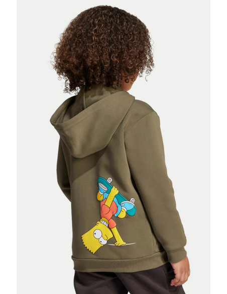 Adidas Unisex Simpsons Training Jacket - Army Green