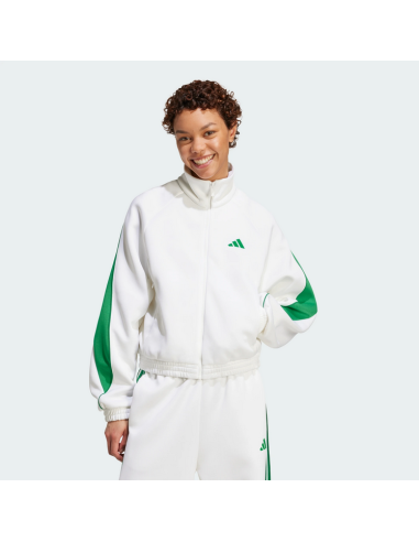 Adidas Women's Stadium Jacket - White/Green