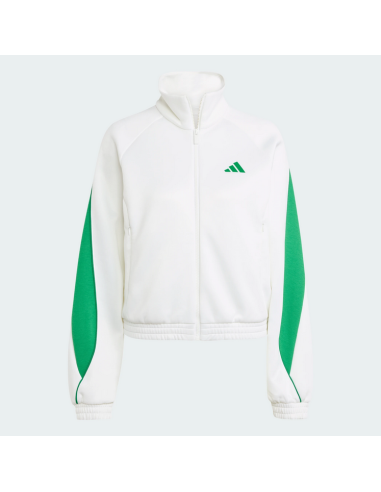 Adidas Damen Stadium Jacke - Weiß/Grün