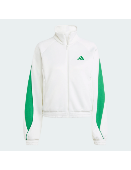 Chaqueta Adidas Stadium para mujer - Blanco/Verde