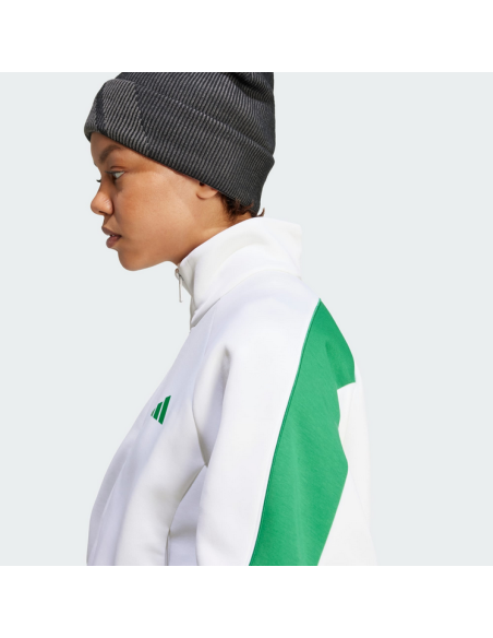Chaqueta Adidas Stadium para mujer - Blanco/Verde