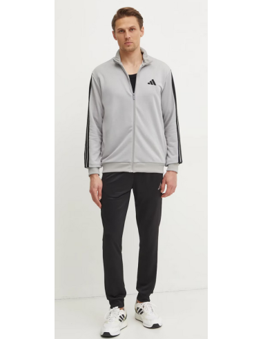 Chándal Adidas 3 Rayas para Hombre - Gris/Negro