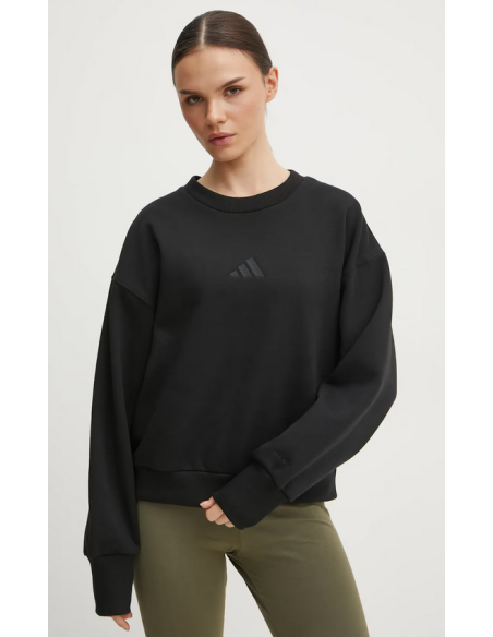 Felpa Donna Adidas ALL SZN Fleece Loose - Nero