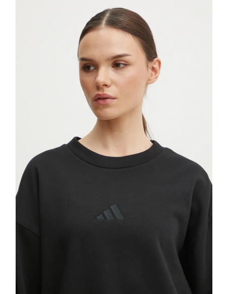 Felpa Donna Adidas ALL SZN Fleece Loose - Nero