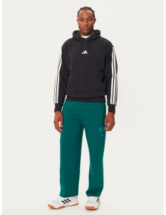 Felpa Uomo Adidas Essentials 3-Stripes - Nero 2
