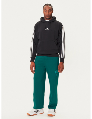 Felpa Uomo Adidas Essentials 3-Stripes - Nero