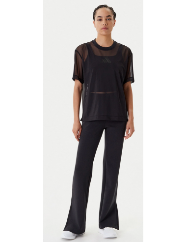 Pantalone Donna Adidas Soft Lux Flared - Nero