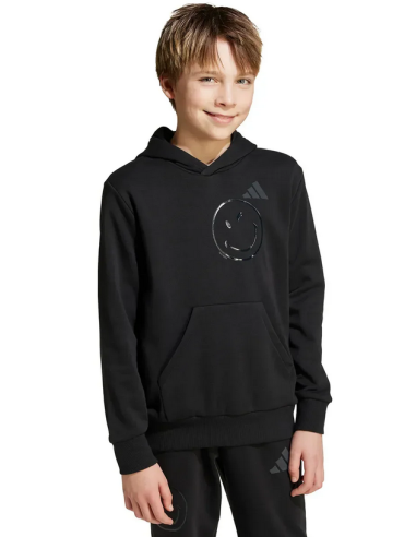 Sweat-shirt Adidas X Smileyworld pour garçon - Noir