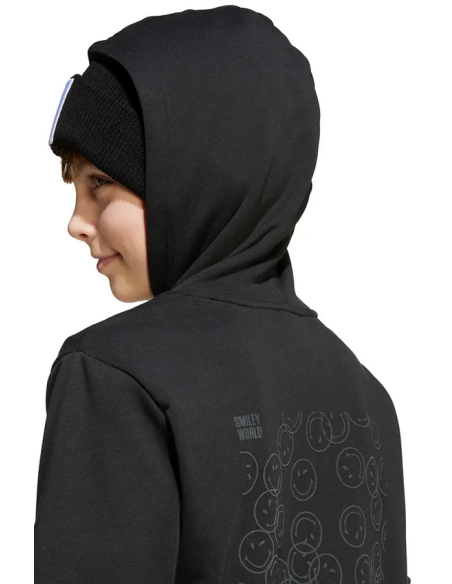Felpa Ragazzo Adidas X Smileyworld - Nero